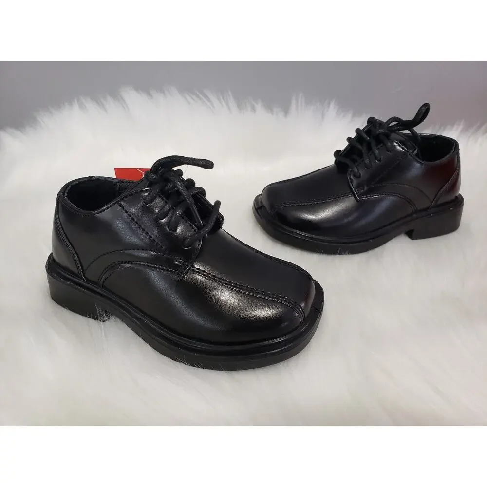 NEW Deer Stags Gabe Black Toddler Dress Shoe Size 5.5‎ Solid Church Wedding Baby